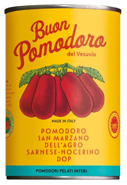 Geschälte San Marzano Tomaten DOP „Vintage“ in Dose – aromatische Tomaten aus Kampanien von Solania